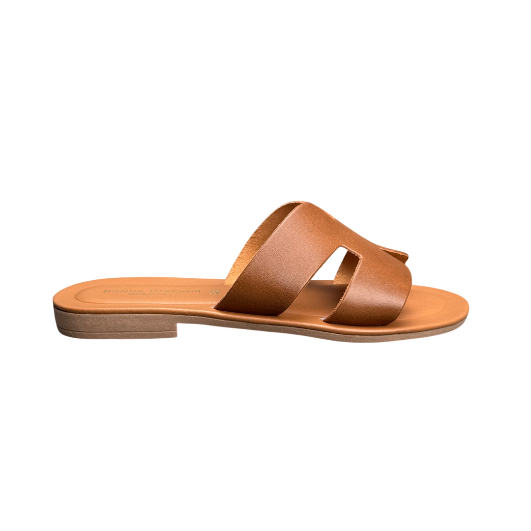 DONNA TOSCANA Ciabattina Cuoio