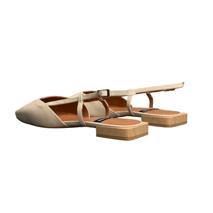 ANGEL ALARCON Giada Slingback Beige