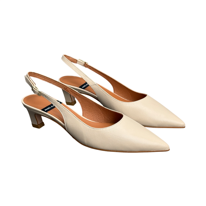 ANGEL ALARCON Suzanne Slingback Beige