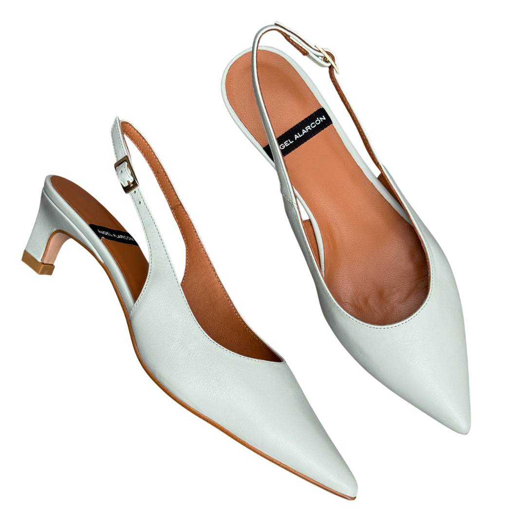 ANGEL ALARCON Suzanne Slingback Celadon