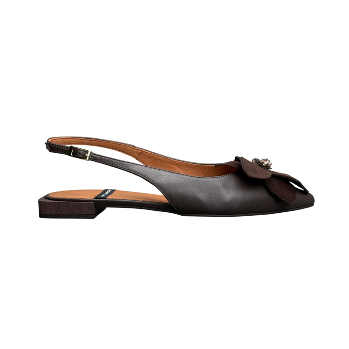 ANGEL ALARCON Fiora Slingback Dark Brown