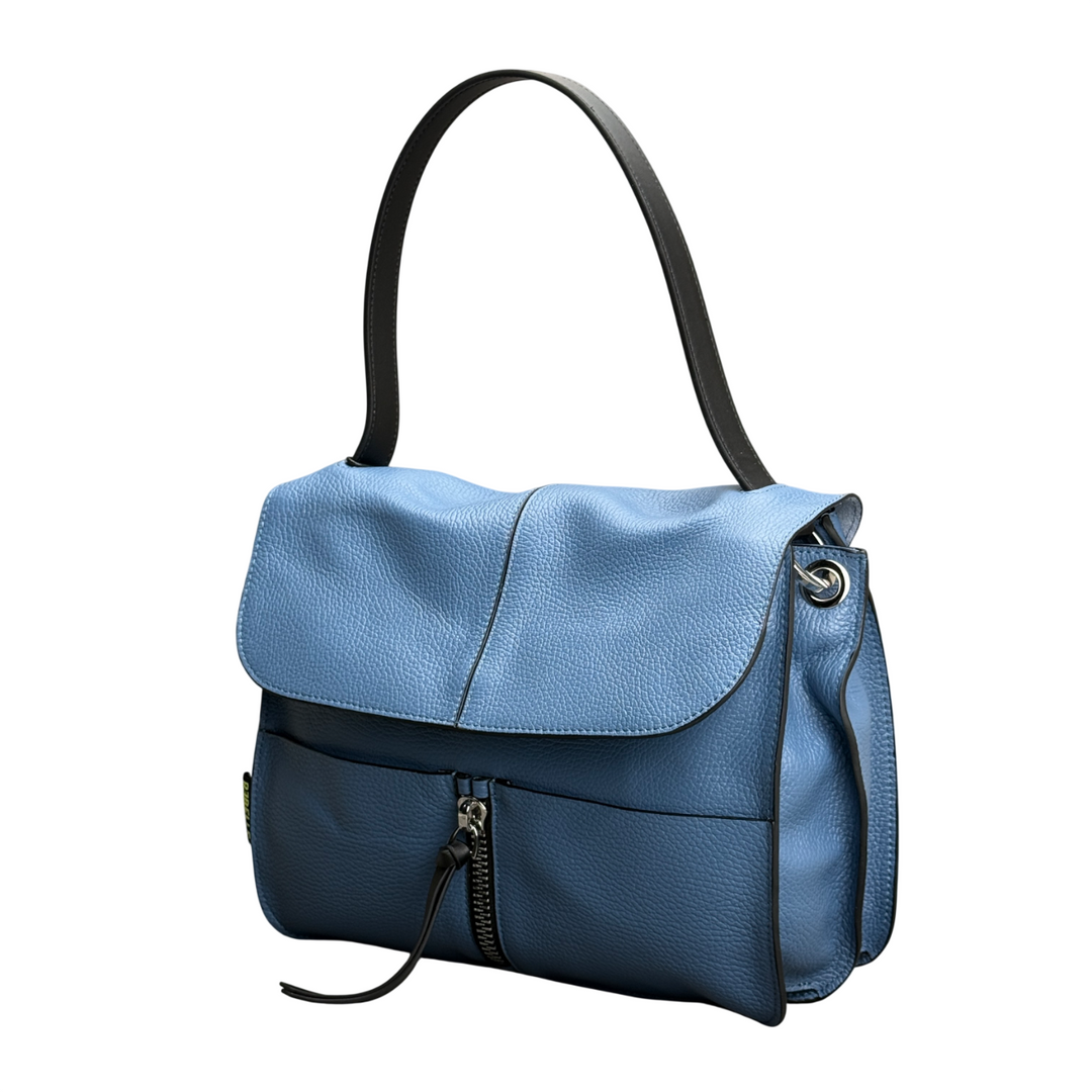 REBELLE Carole Shoulder Bag Blue