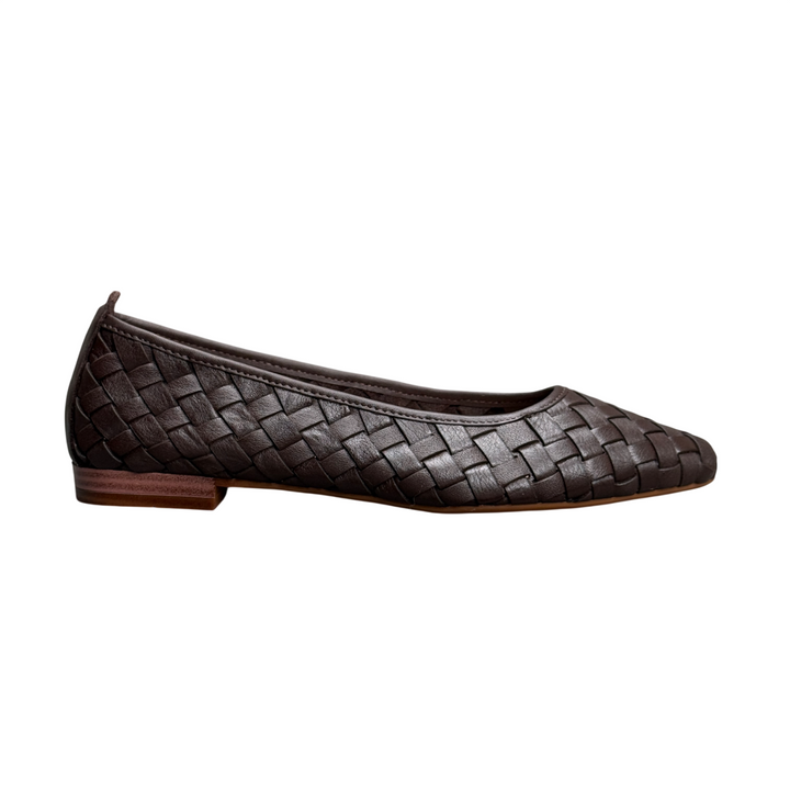UNIKA Woven Leather Ballerina