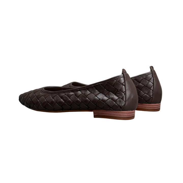 UNIKA Woven Leather Ballerina