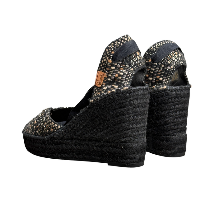 VIDORRETA Sandalo Espadrillas Zeppa 0146 Nero
