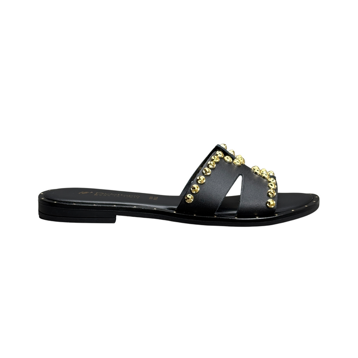 DICIOTTOPIÙ Ciabattina Nera Borchie