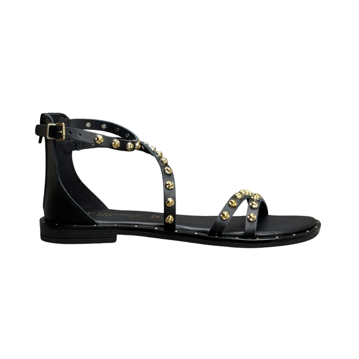 DICIOTTOPIÙ Sandalo Borchie Nero