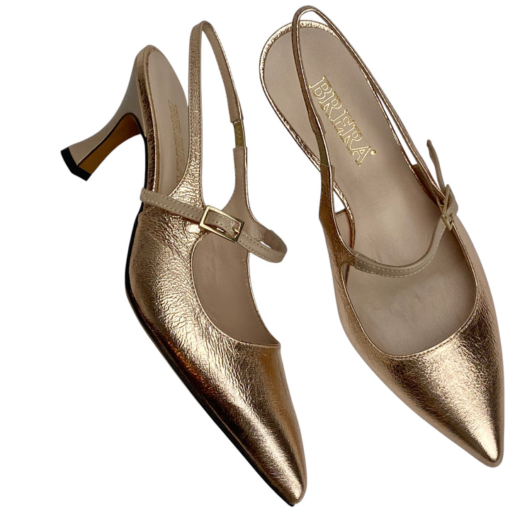 BRERA Slingback Laminato Rosè
