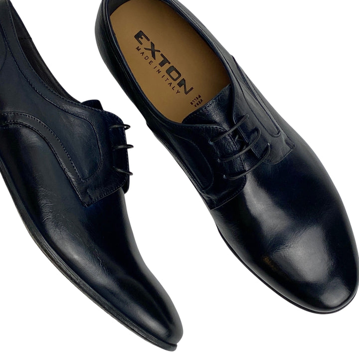 EXTON BLUE LACE-UP SHOE